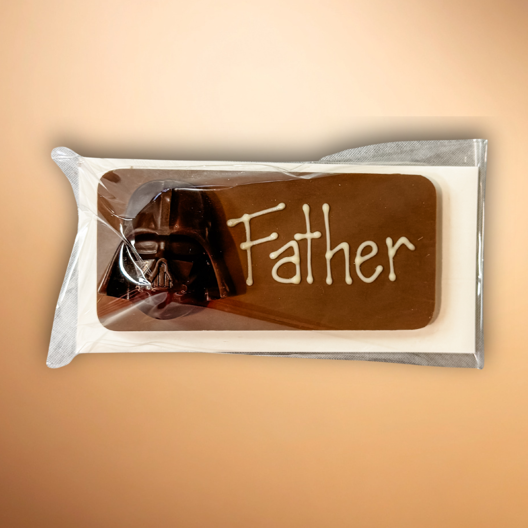 Father's Day Chocolate Plaque - Darth Vader