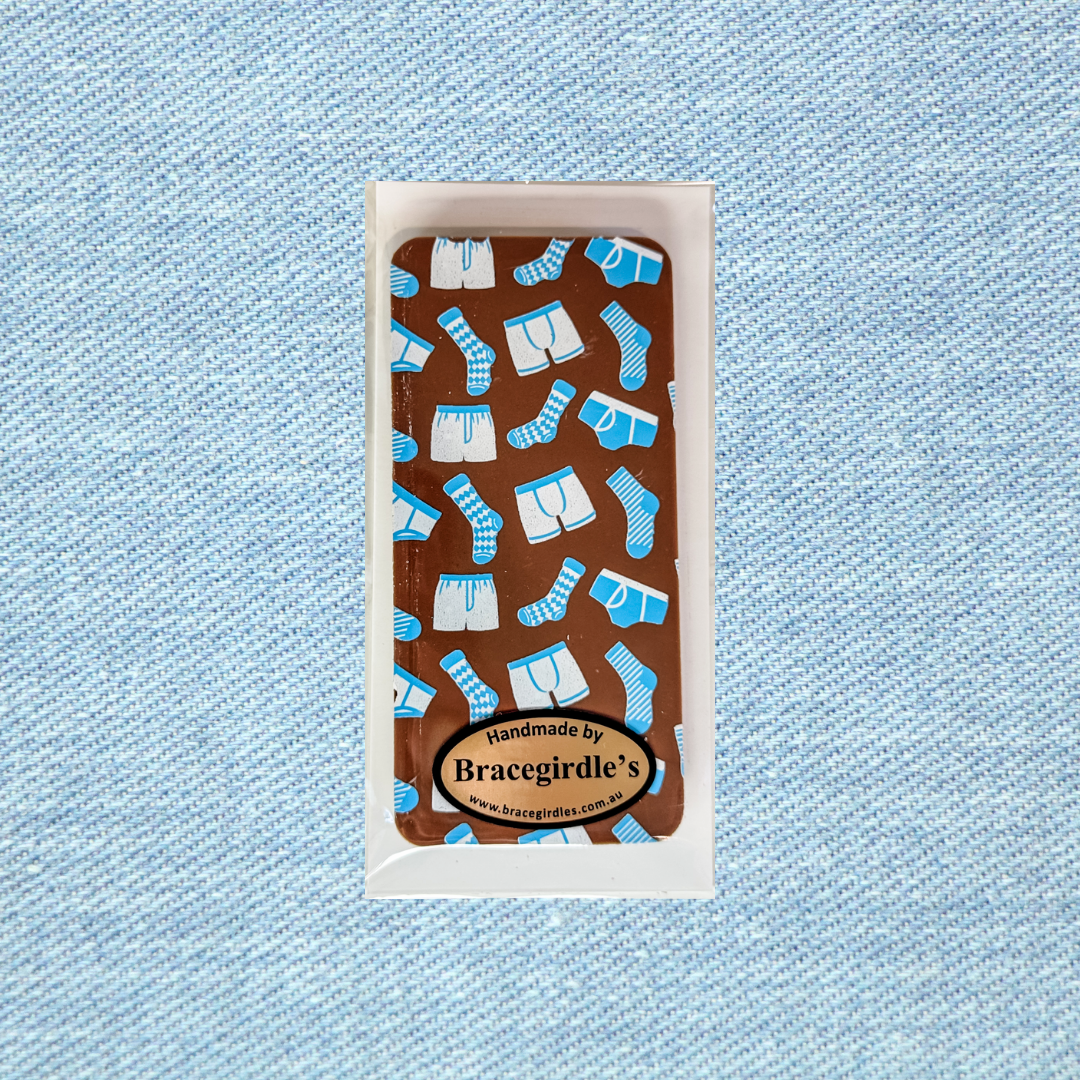 Father's Day Chocolate Plaque - Socks & Jocks