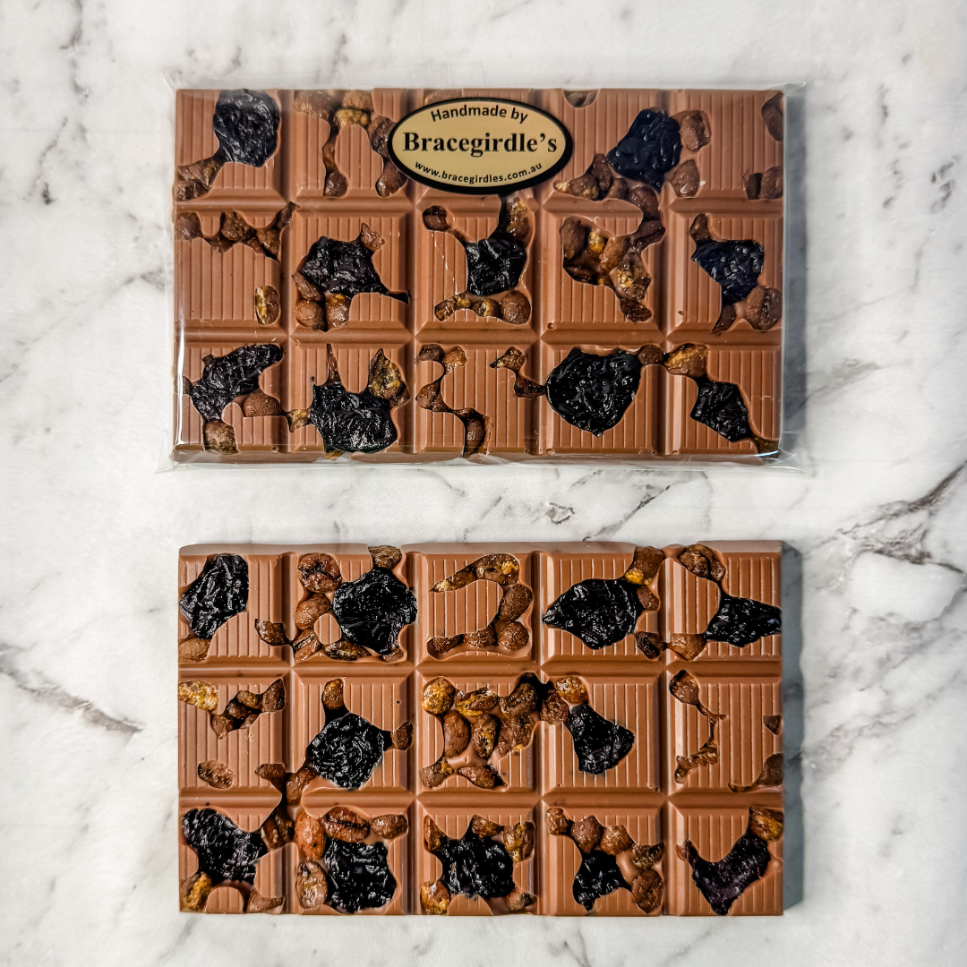 Caramelised Coffee & Cherry Milk Block