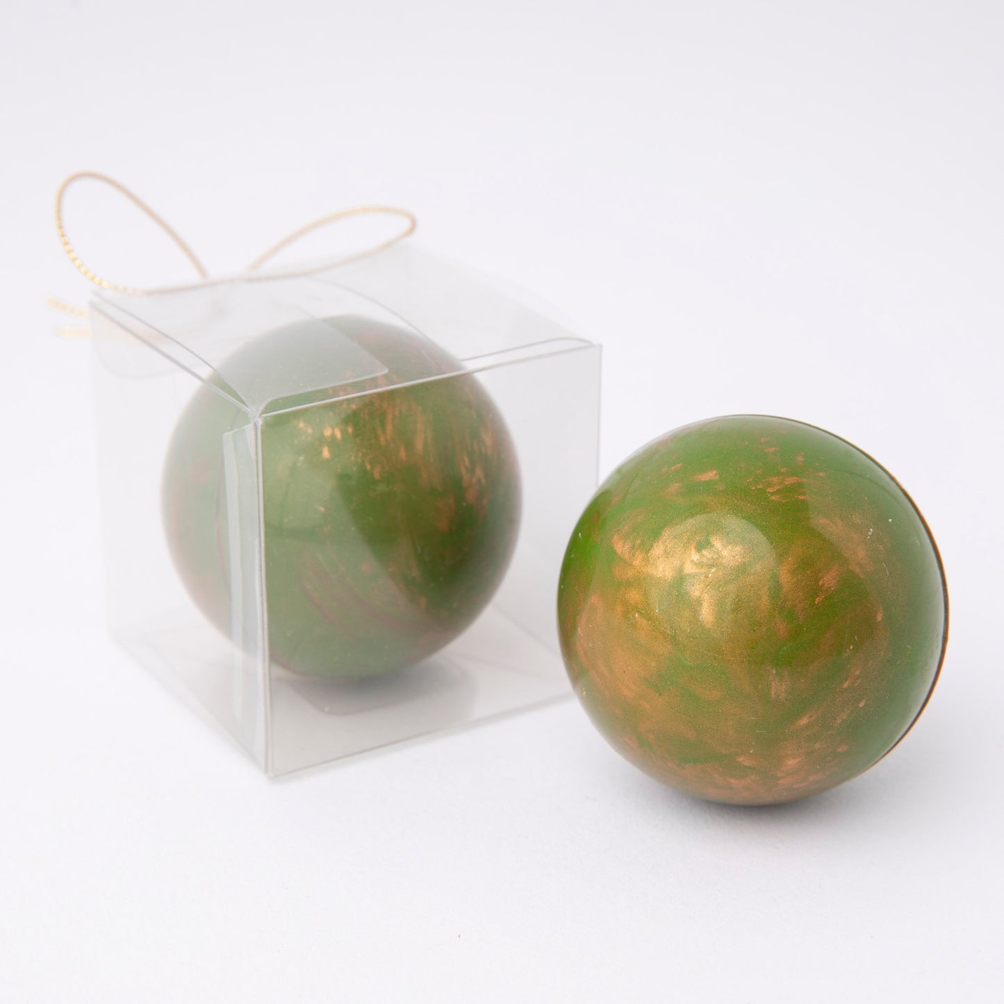 Dark Chocolate Bauble (Green)