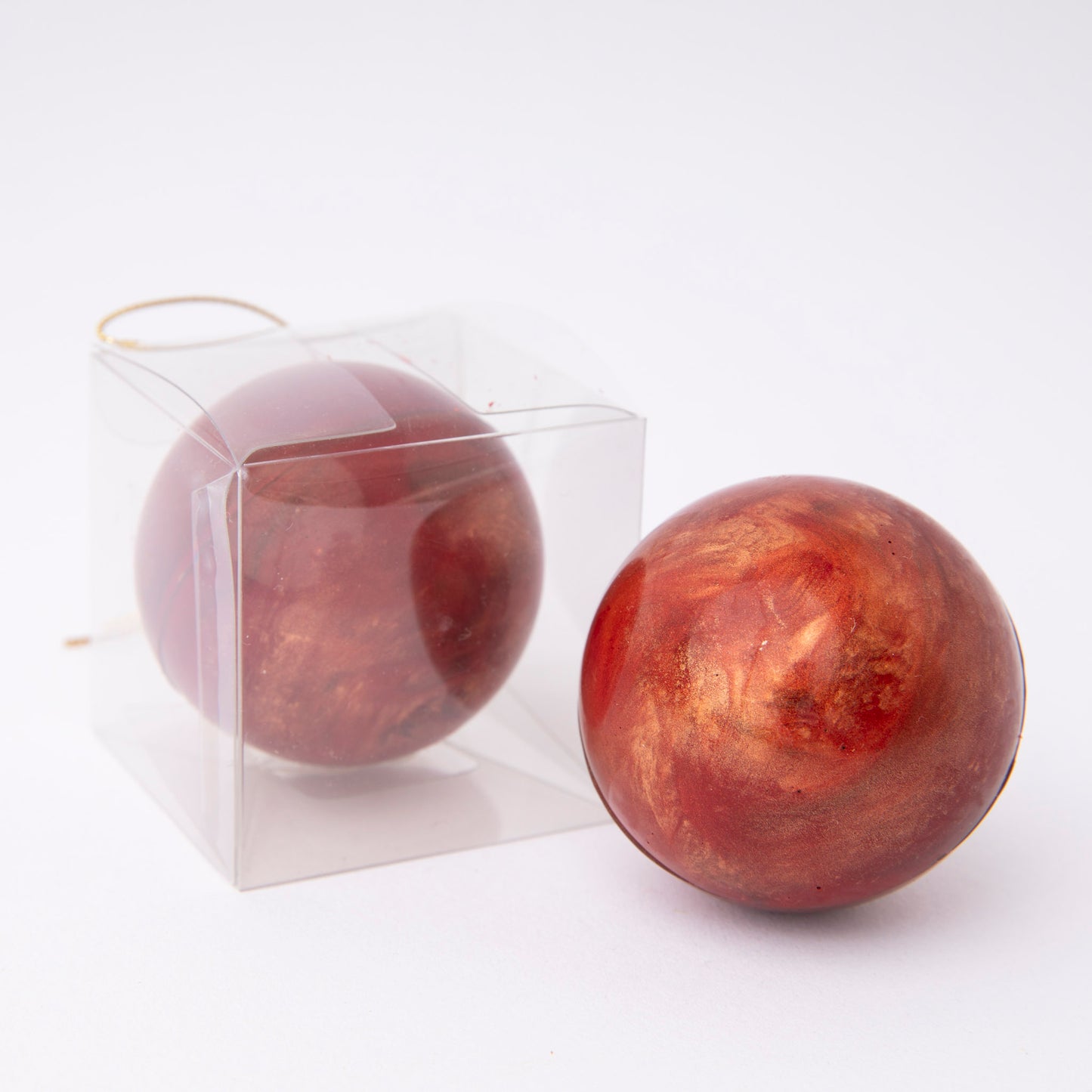 Milk Chocolate Bauble (Red)