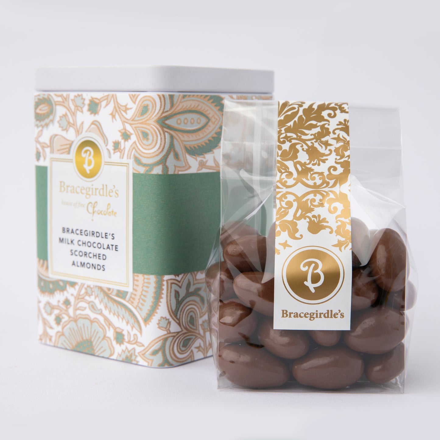 Christmas Tin - Milk Chocolate Almonds