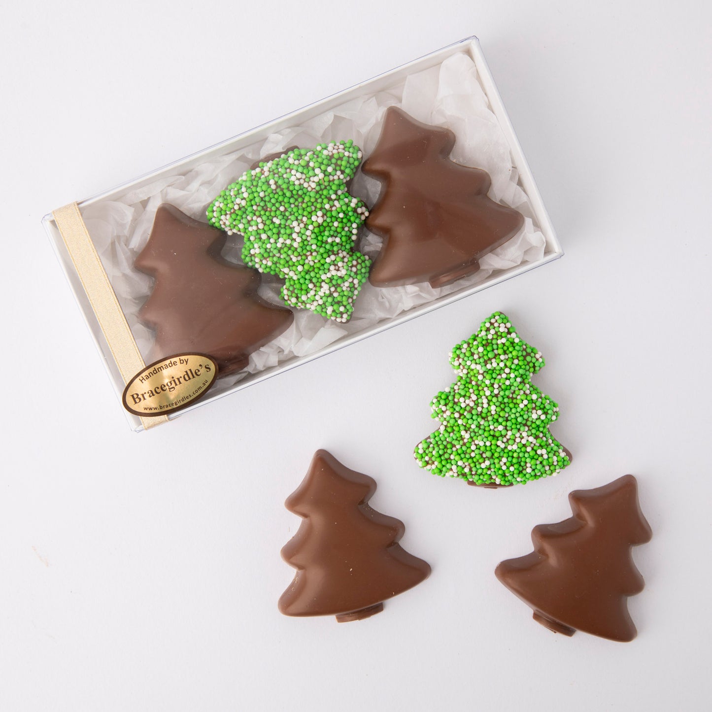 Milk Chocolate Christmas Trees - 3 Pack