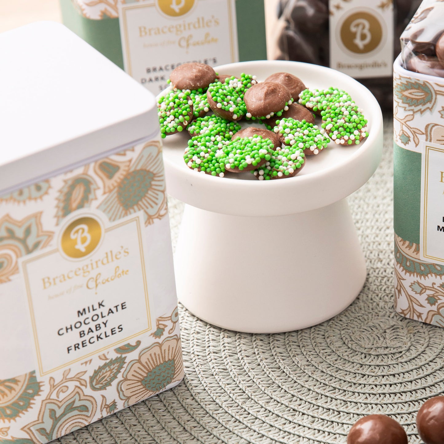 Christmas Tin - Milk Chocolate Baby Freckles