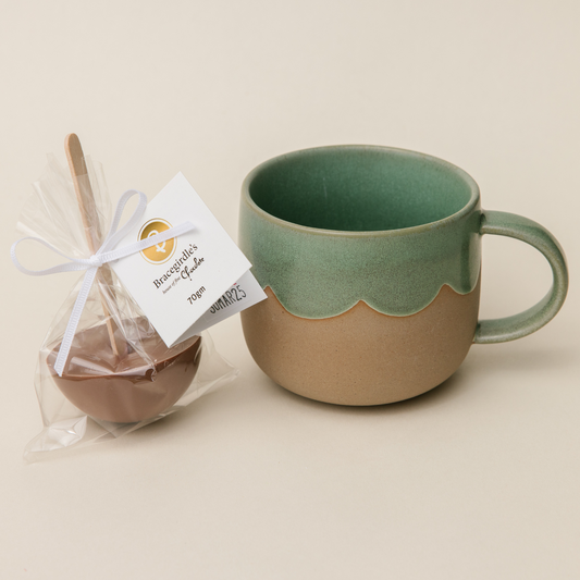 Hot Chocolate Mug Set - Green