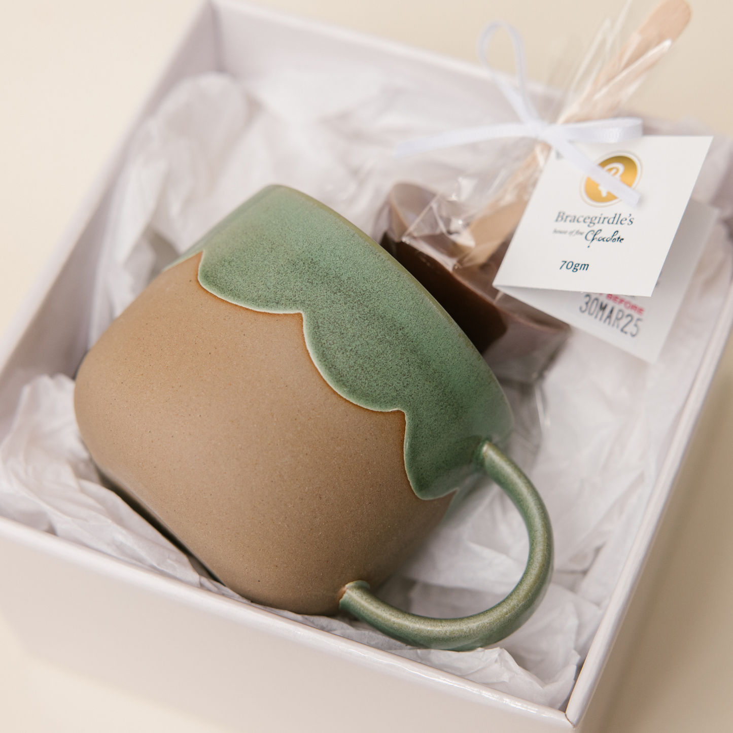 Hot Chocolate Mug Set - Green