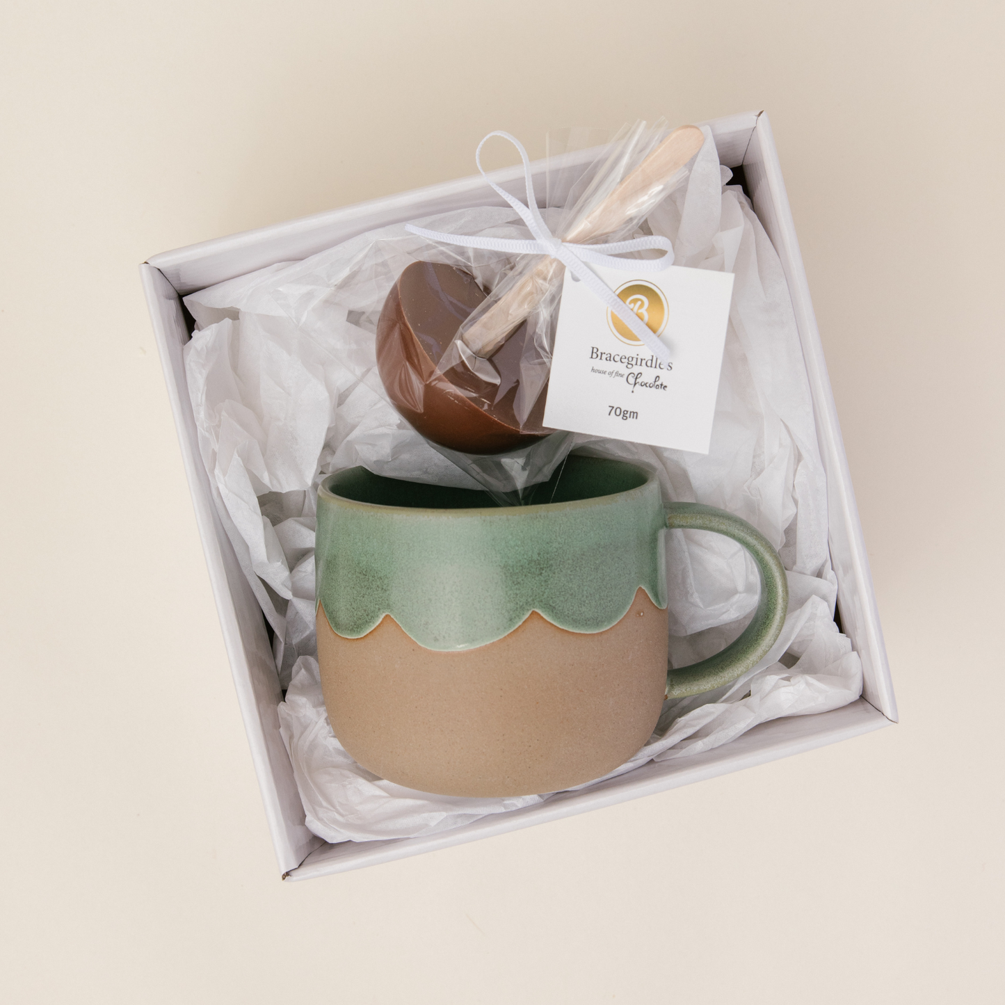 Hot Chocolate Mug Set - Green