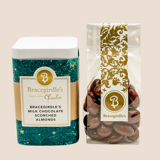 Christmas Tin - Milk Chocolate Almonds