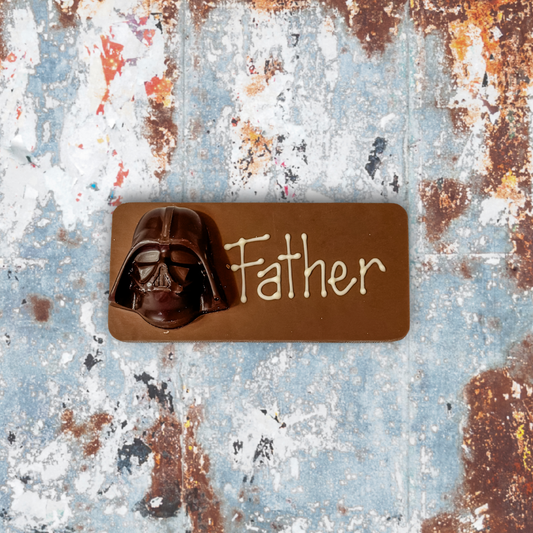Father's Day Chocolate Plaque - Darth Vader