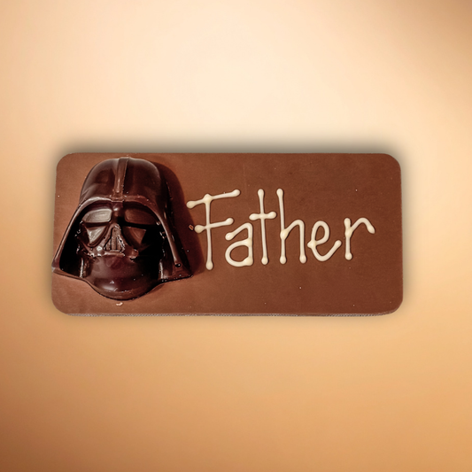 Father's Day Chocolate Plaque - Darth Vader