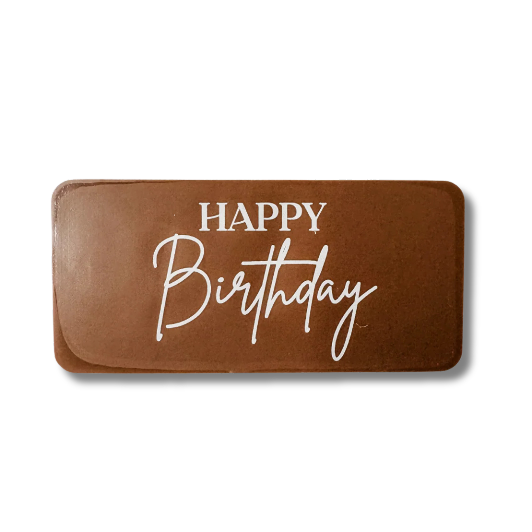 “Happy Birthday” Plaque