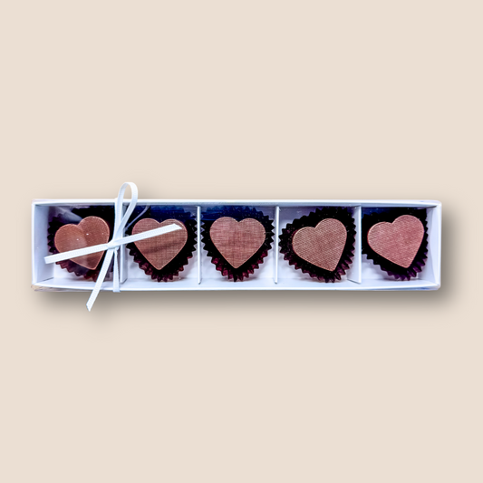 Hazelnut Hearts - 5 Pc