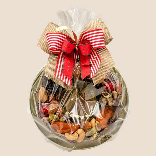 Large Christmas Fruit and Nut Wreath