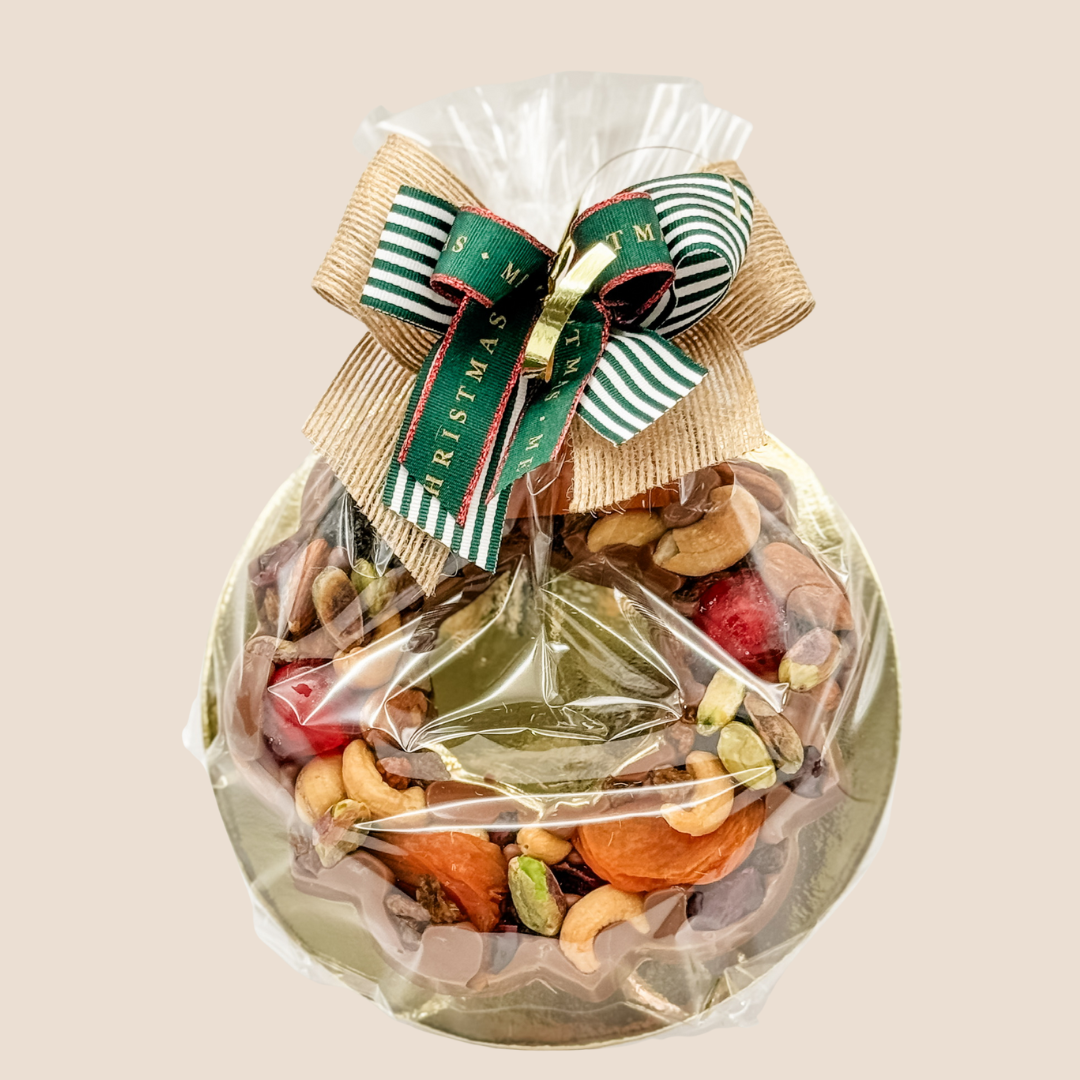 Large Christmas Fruit and Nut Wreath