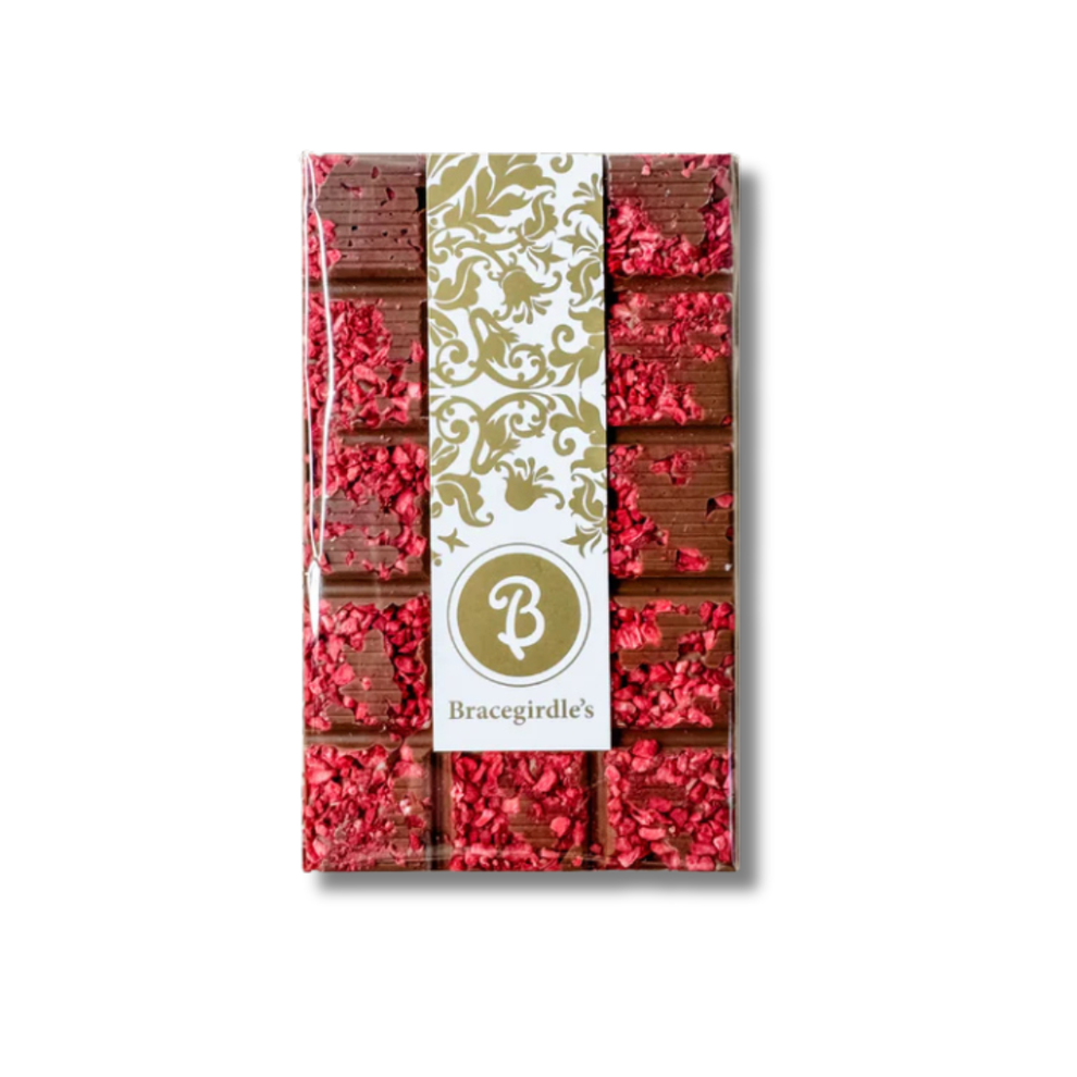 Milk Chocolate Raspberry Block – Bracegirdle's House Of Fine Chocolate