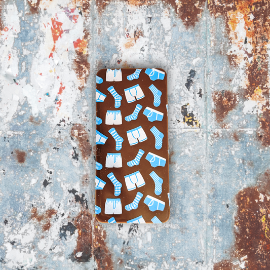 Father's Day Chocolate Plaque - Socks & Jocks