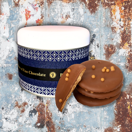 Father's Day Gift Tin - Milk Chocolate Coated Digestive x 5